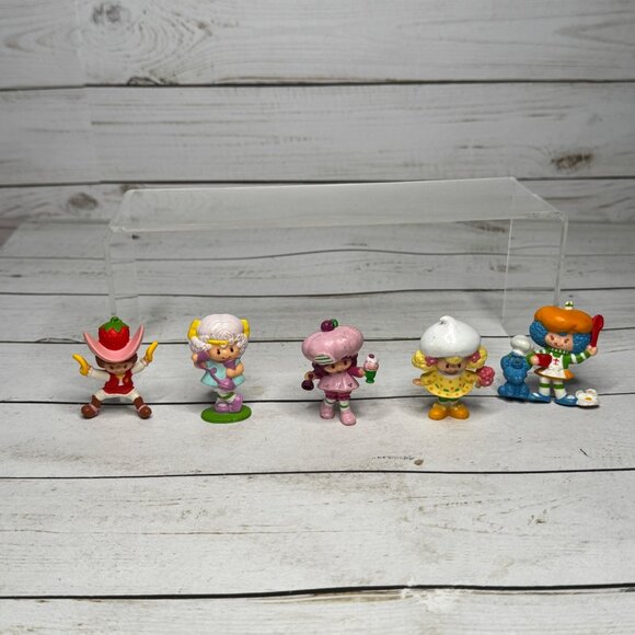 Kenner Other - Strawberry Shortcake PVC Figures Lot of 5 Vintage 1980s Kenner Dolls Mini Toys